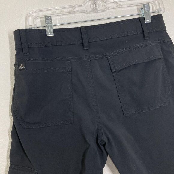PrAna Stretch Zion Shorts Mens 30x12 Black Hiking Cargo Nylon Trail Outdoor - Picture 13 of 15